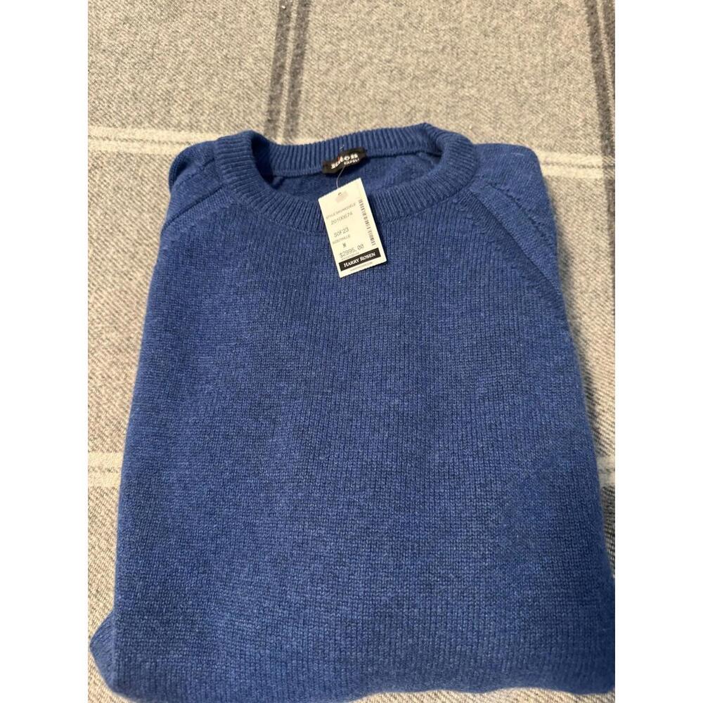 BRAND NEW Kiton Navy Cashmere Crewneck Sweater Size M - Picture 2 of 3